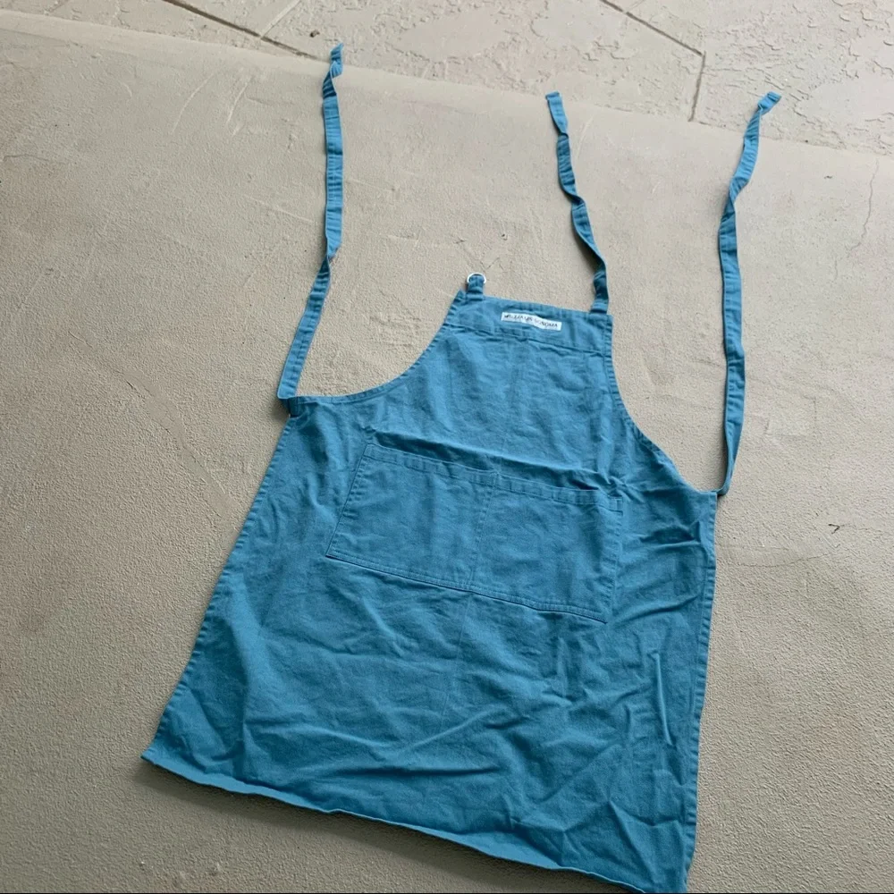 Williams Sonoma Teal Apron for an Adult